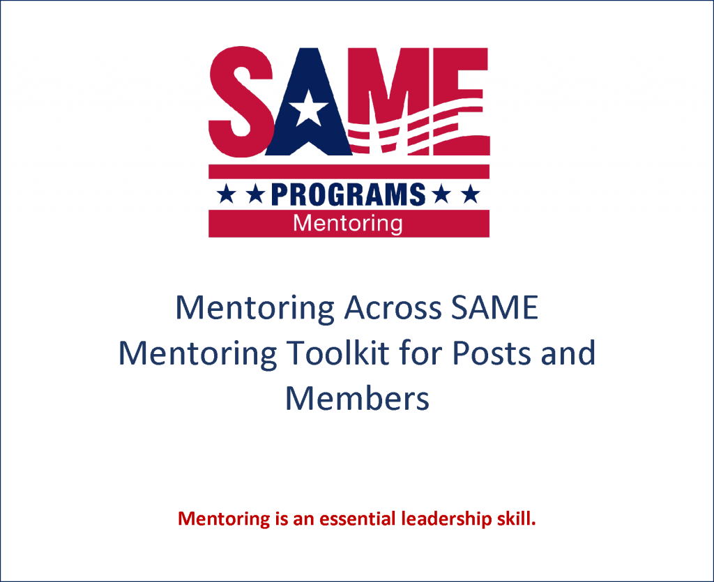 SAME Mentoring Toolkit for Posts and Members