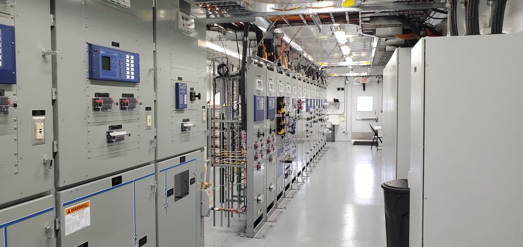 A room of power generation equipment