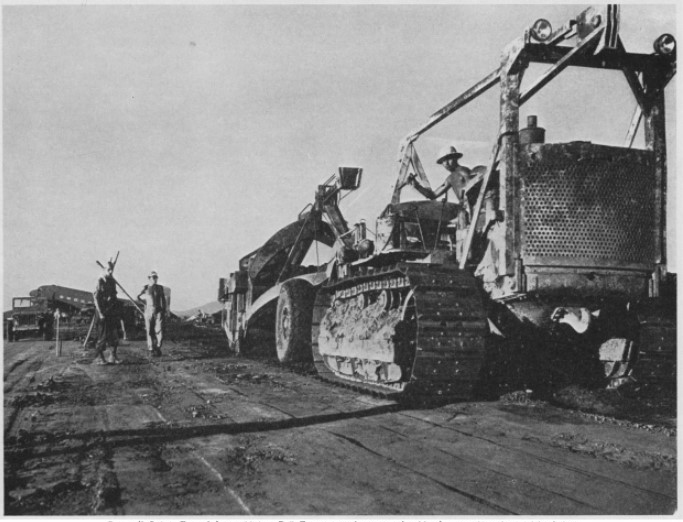 repairing the airfield at Myitkyina