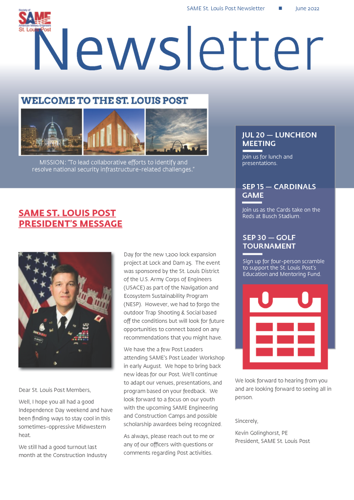 SAME St. Louis Post Newsletter June 2022