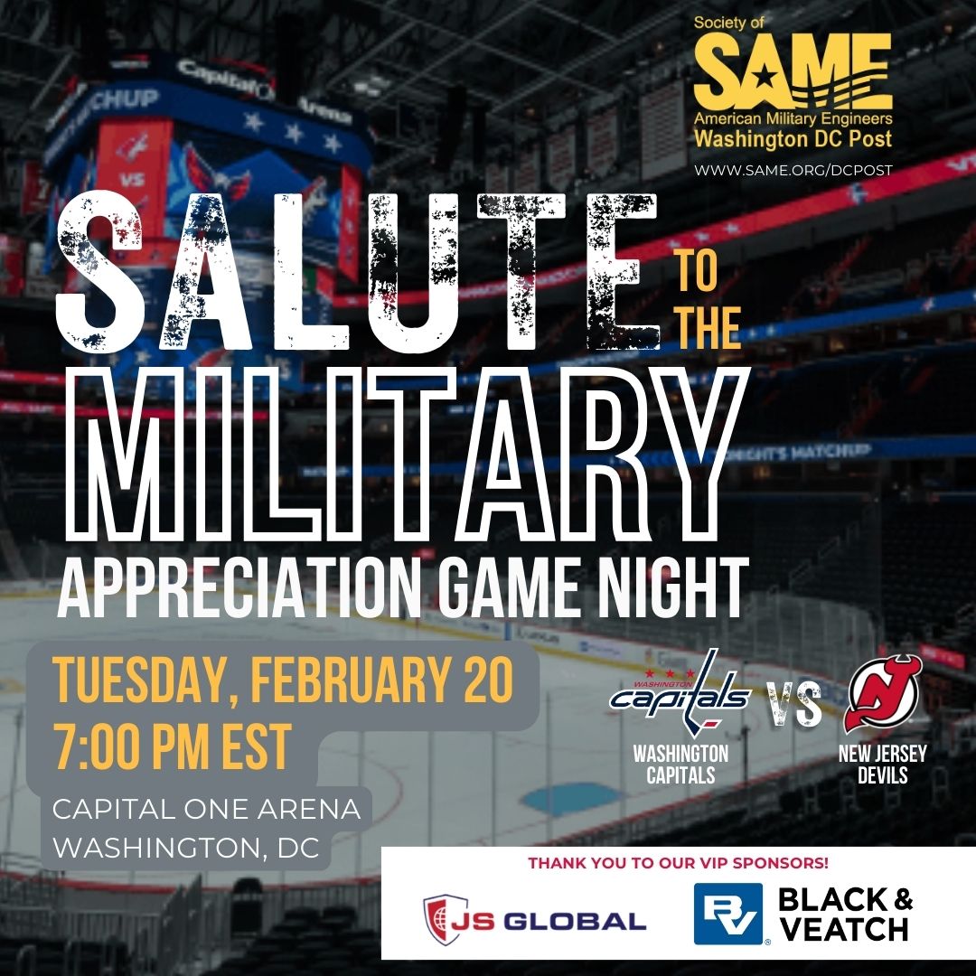 SAME DC Salute to the Military Appreciation Game Night Washington